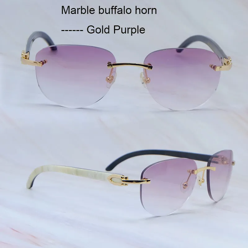 New Style Carti Marble White and Black Buffs (Pink Tint)