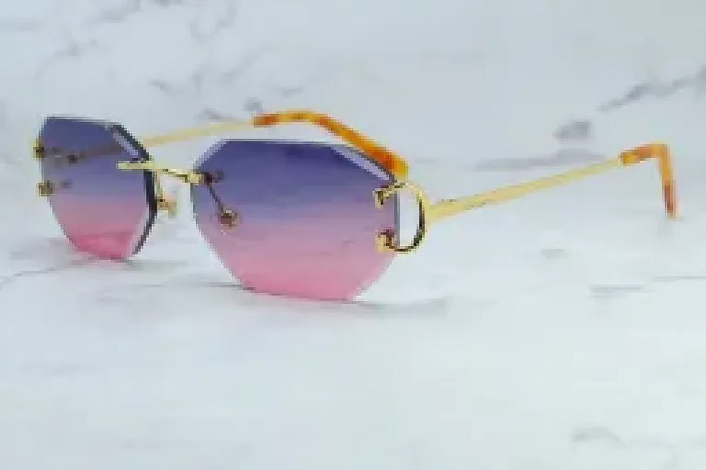 Octo Cut Carti Big C Wires (Purple and Pink Tint)