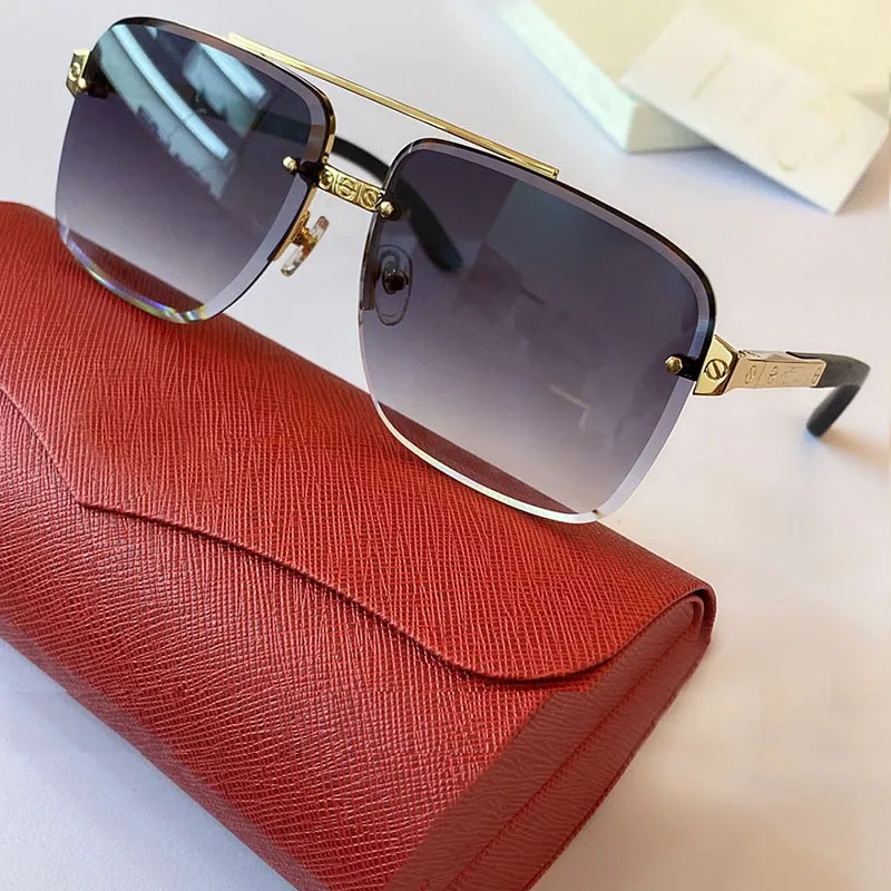 Diamond Cut Aviator Carti Black Woods (Black Tint)