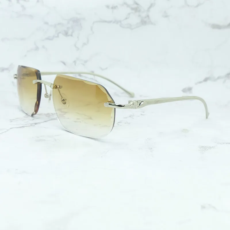Diamond Cut Octo Aviator Carti Panthers (Brown Tint)