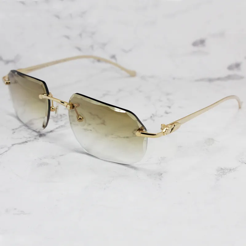 Diamond Cut Octo Aviator Carti Panthers (Dark Brown Tint)