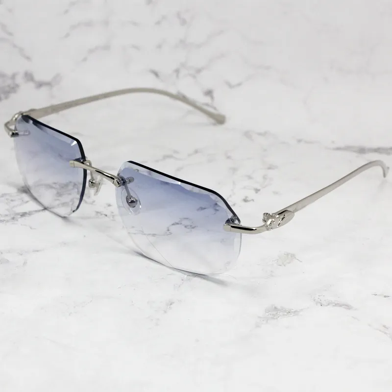 Diamond Cut Octo Aviator Carti Panthers (Blue Tint)