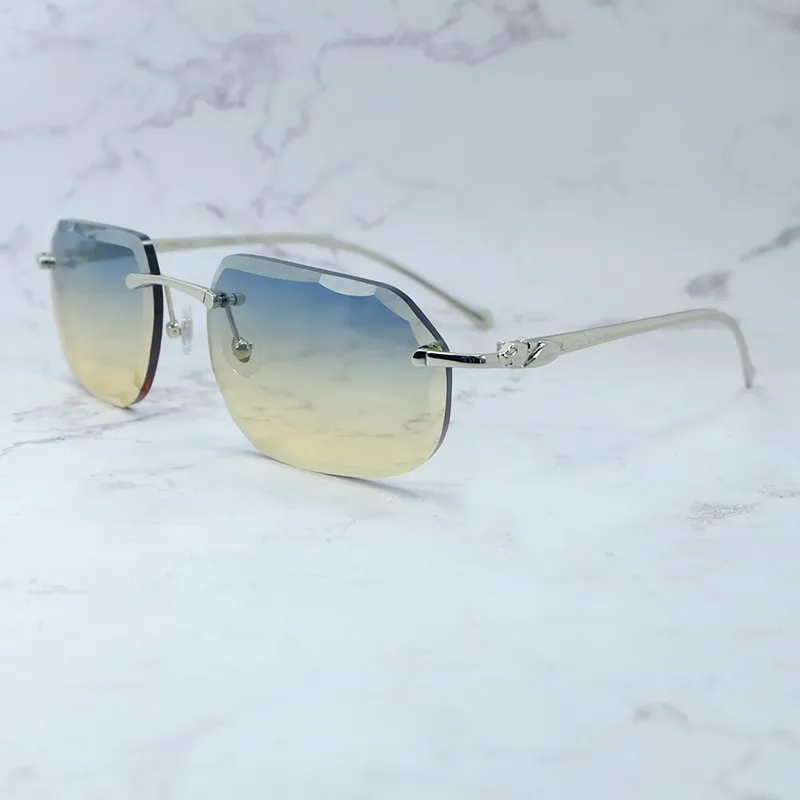 Diamond Cut Octo Aviator Carti Panthers (Blue and Green Tint)