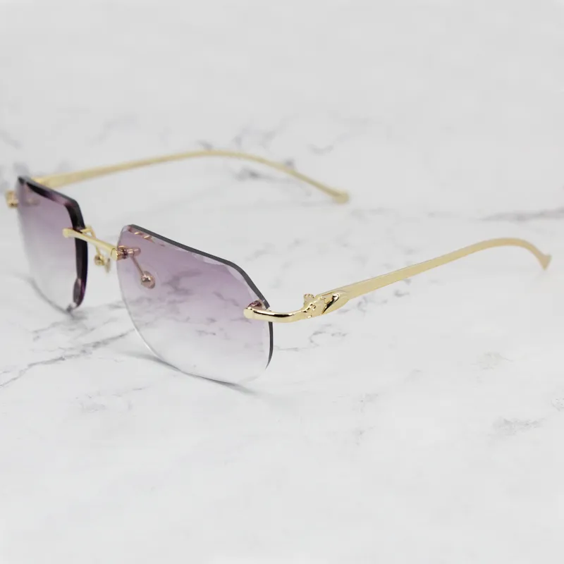Diamond Cut Octo Aviator Carti C Wires (Purple Tint)