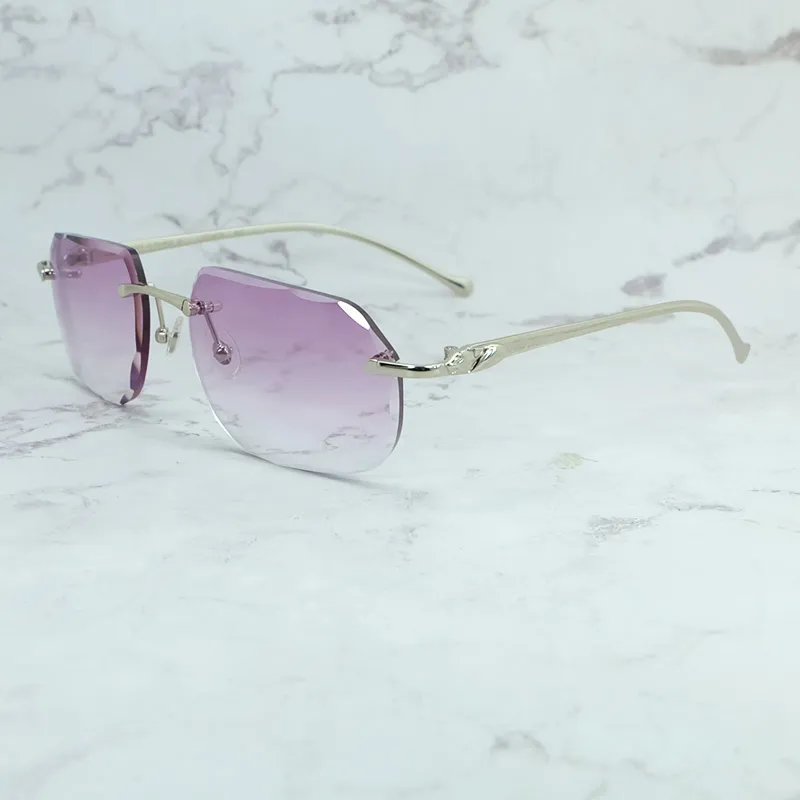 Diamond Cut Octo Aviator Carti C Wires (Purple Tint)