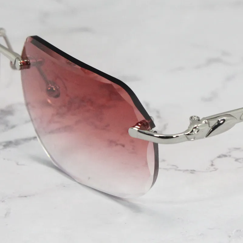 Diamond Cut Octo Aviator Carti Panthers (Red Tint)