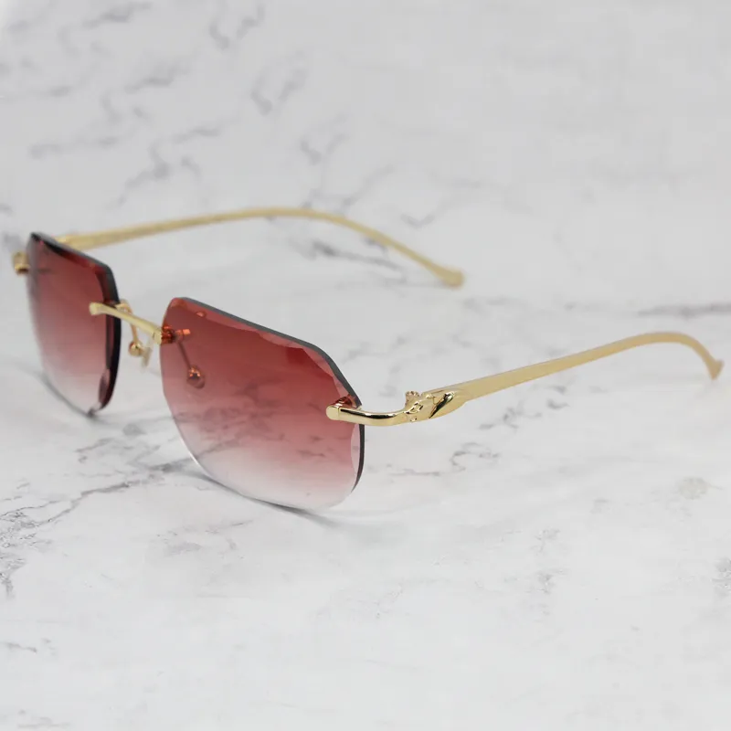 Diamond Cut Octo Aviator Carti Panthers (Red Tint)