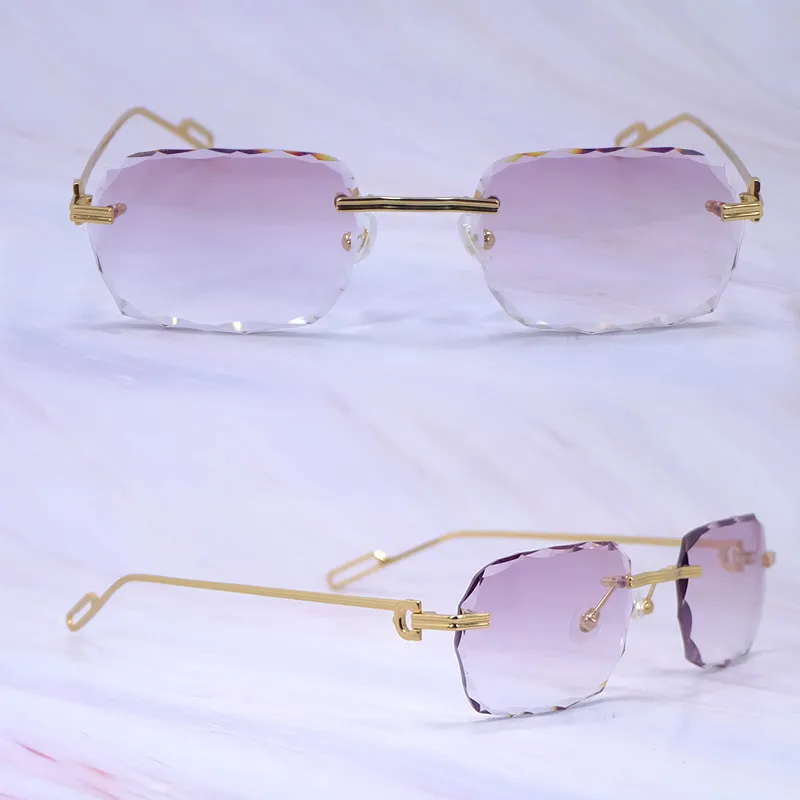 Diamond Cut Octo Aviator Carti C Wires (Pink Tint)
