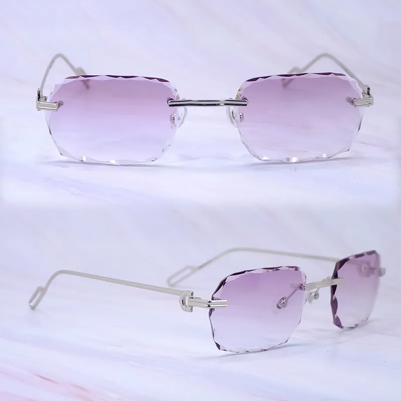 Diamond Cut Octo Aviator Carti C Wires (Pink Tint)