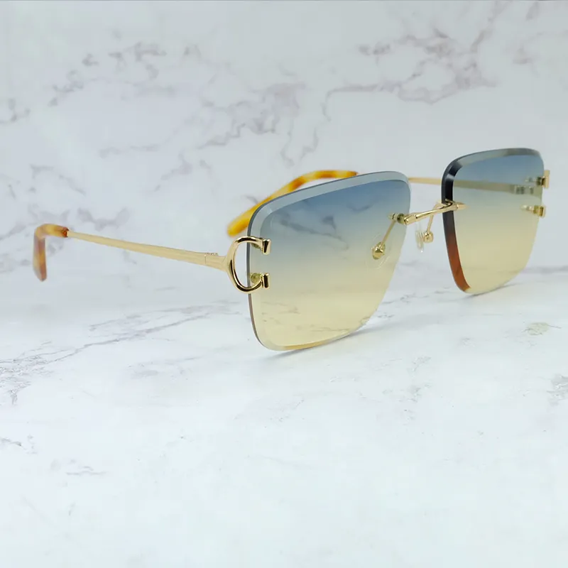 Diamond-Cut Carti Aviator Big C Wires (Blue and Green Tint)