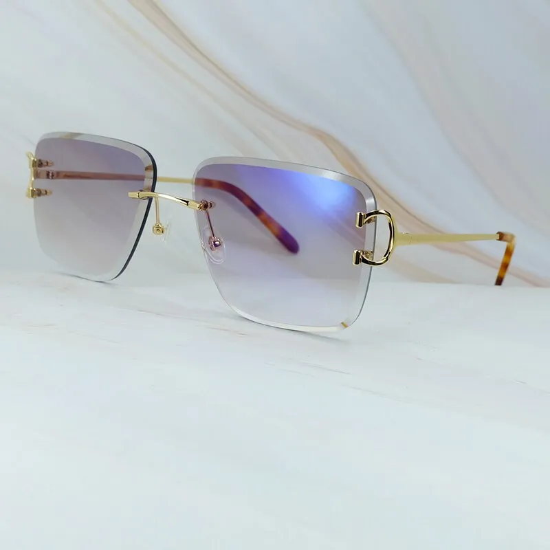Diamond-Cut Carti Aviator Big C Wires (Purple Tint)