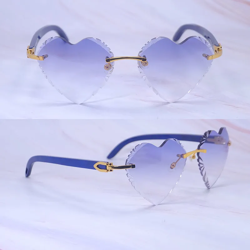 Heart Shaped Carti Blue Woods (Diamond Cut/Lavender Tint)