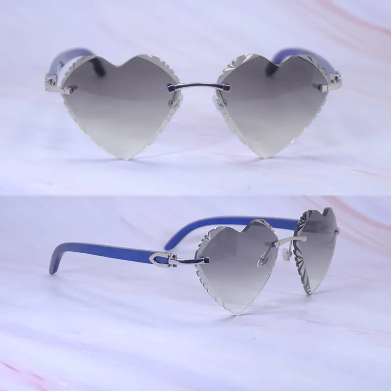 Heart Shaped Carti Blue Woods (Diamond Cut/Black Tint)