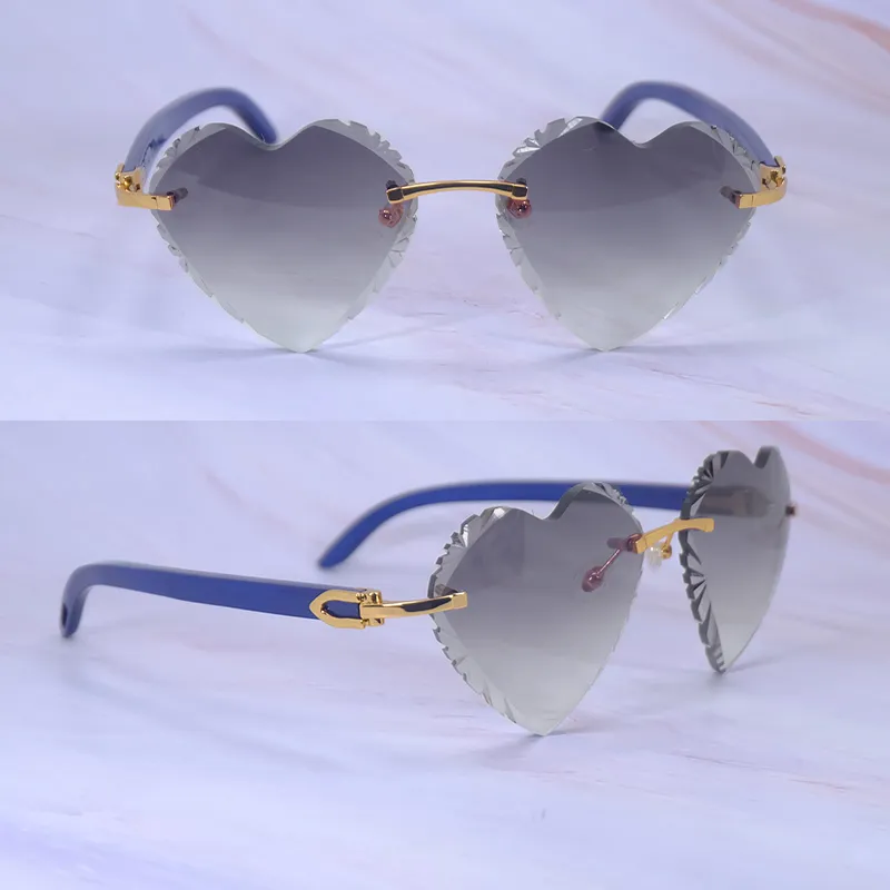 Heart Shaped Carti Blue Woods (Diamond Cut/Black Tint)