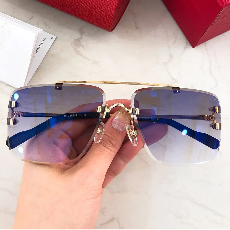 Diamond-Cut Carti Aviator Big C Wires 2 (Blue Tint)