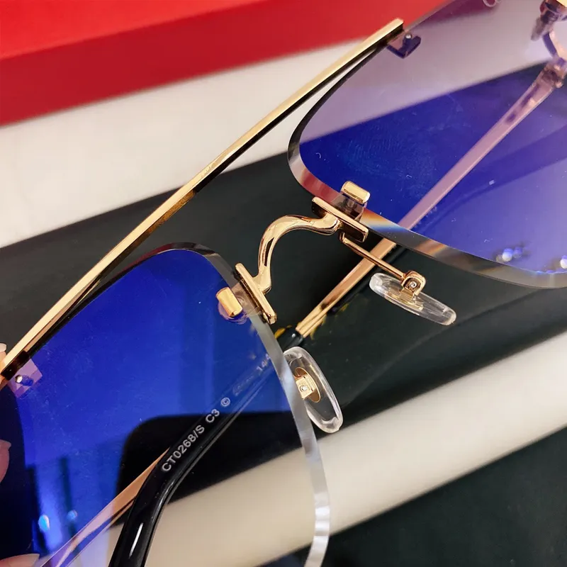 Diamond-Cut Carti Aviator Big C Wires 2 (Blue Tint)