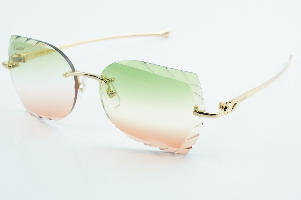 Diamond Cut Butterfly Carti Panthers (Green and Red Tint)