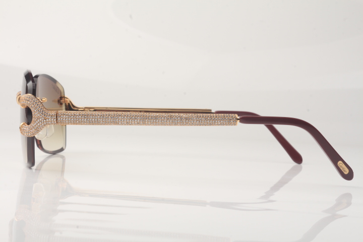 Diamond Big C Carti Wires (Brown Tint)
