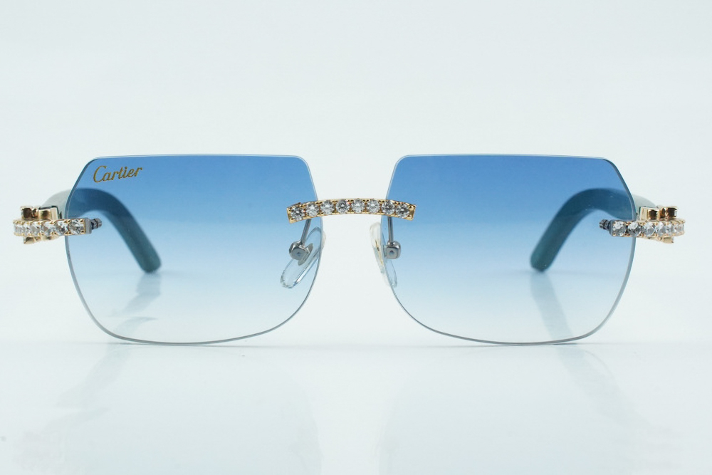 Diamond Teal Carti Woods 2 (Diamond Cut/Blue Tint)