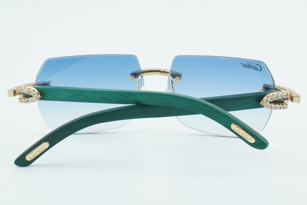 Diamond Teal Carti Woods 2 (Diamond Cut/Blue Tint)
