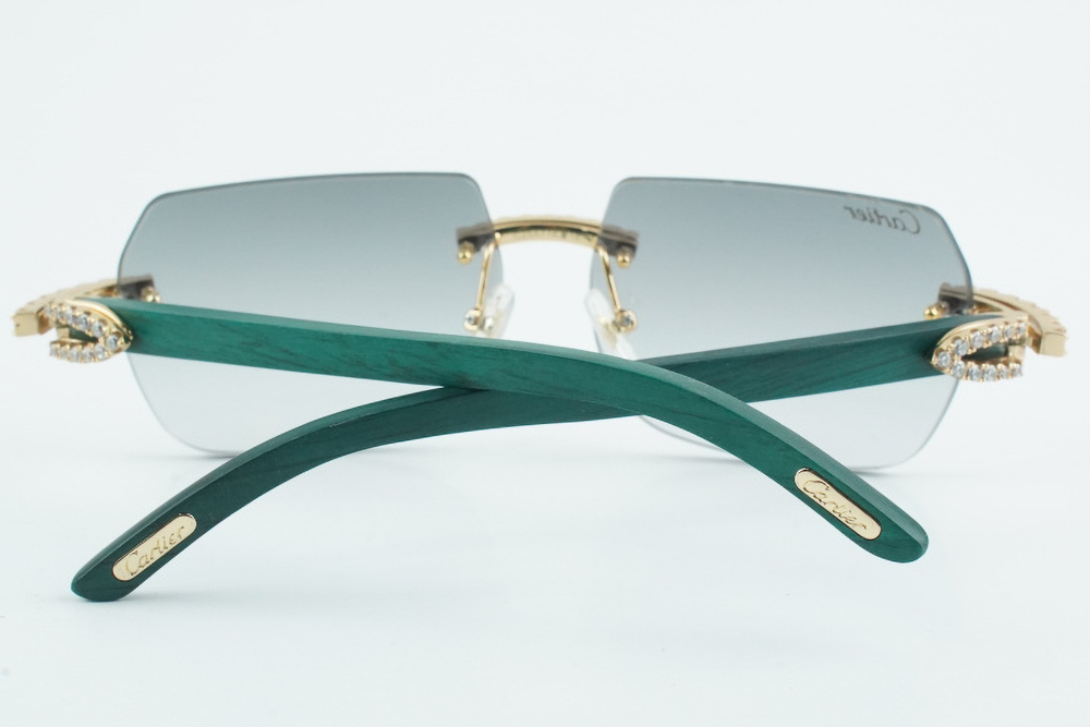 Diamond Teal Carti Woods 2 (Diamond Cut/Grey Tint)