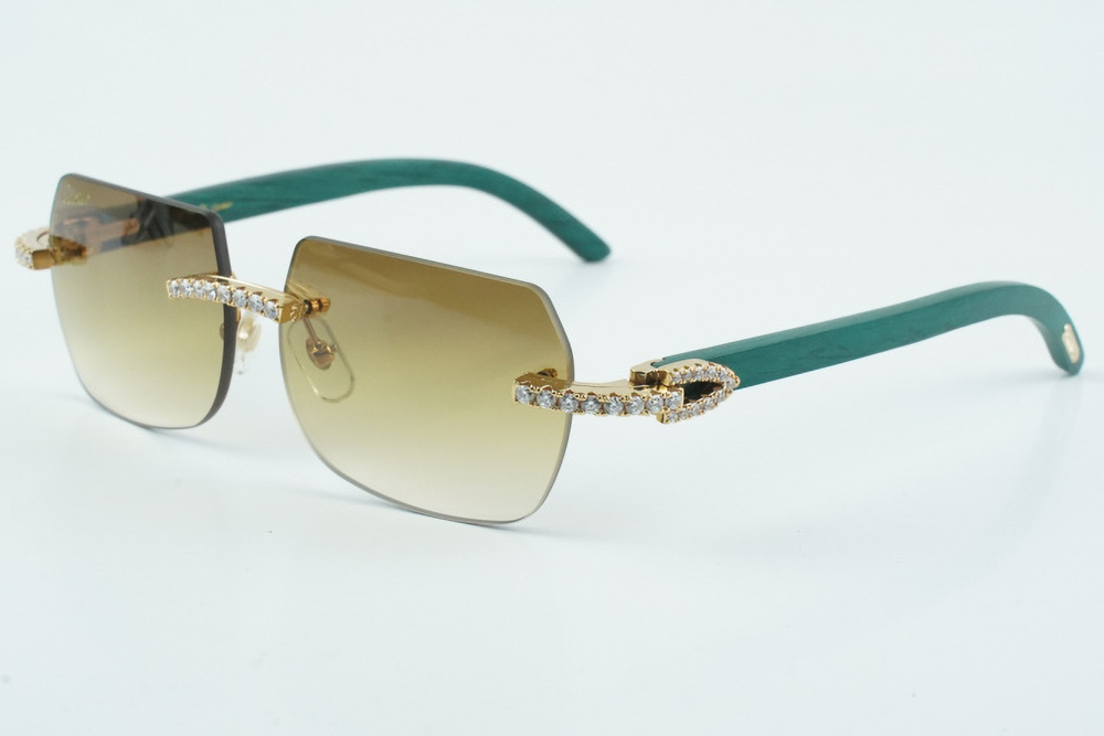 Diamond Teal Carti Woods 2 (Diamond Cut/Brown Tint)