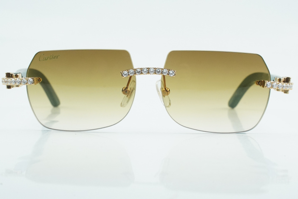 Diamond Teal Carti Woods 2 (Diamond Cut/Brown Tint)