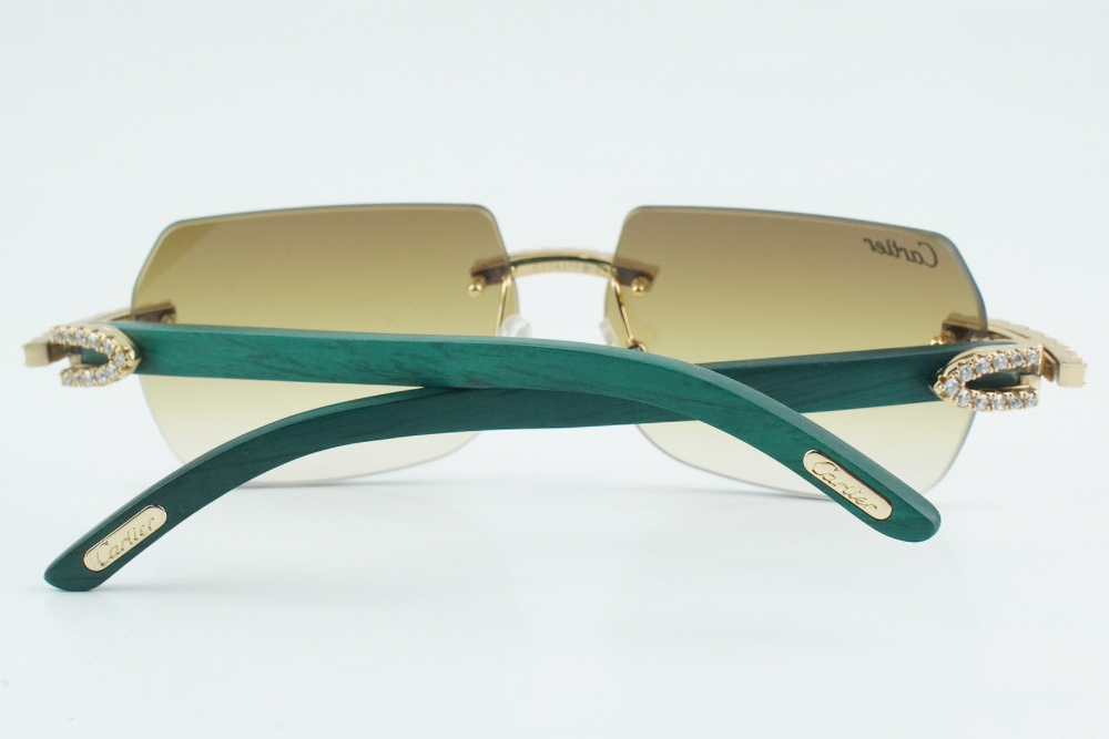 Diamond Teal Carti Woods 2 (Diamond Cut/Brown Tint)