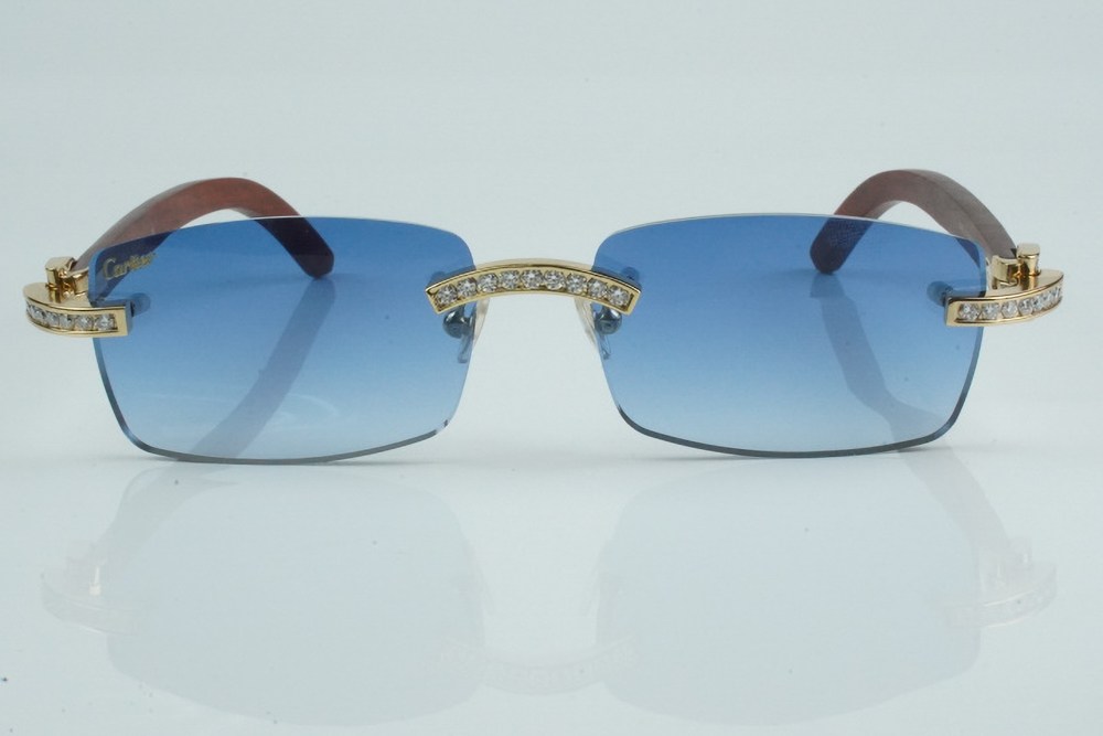 White Round Moissanite Diamond Carti Woods ( Blue Tint)