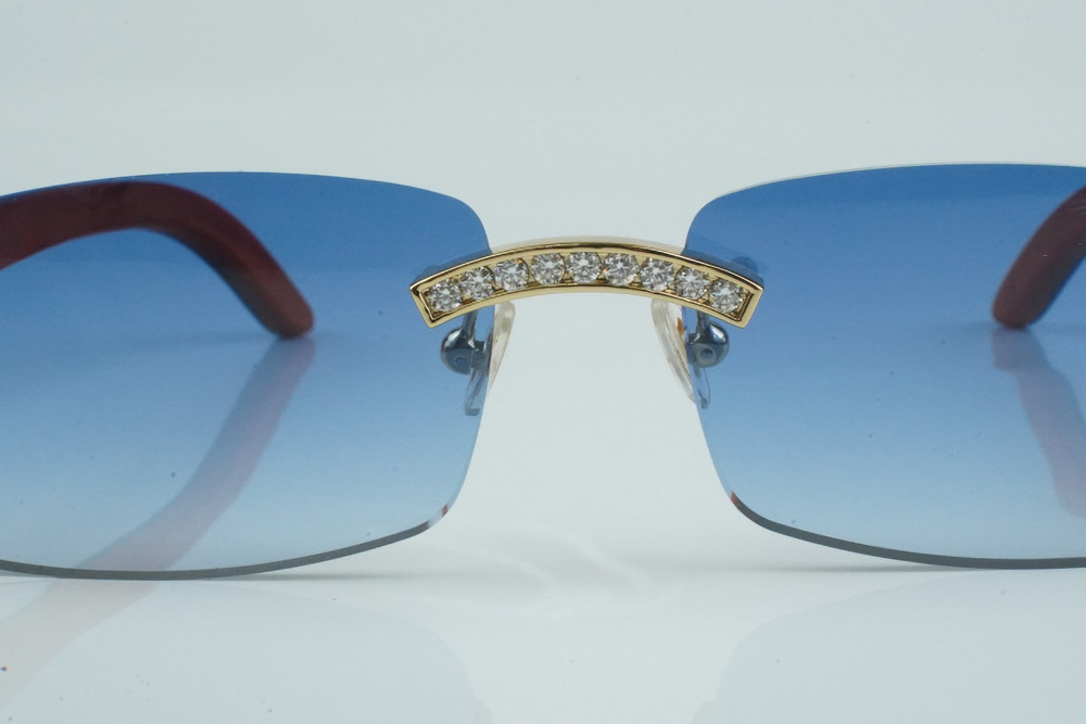 White Round Moissanite Diamond Carti Orange and Black Woods ( Blue Tint)