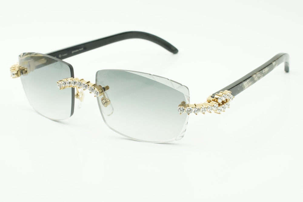 XL Diamond Carti Marbled Black Buffs (Diamond Cut/Grey Tint)