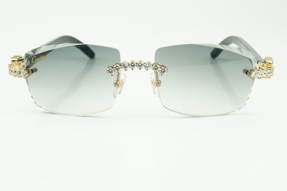 XL Diamond Carti Marbled Black Buffs (Diamond Cut/Grey Tint)