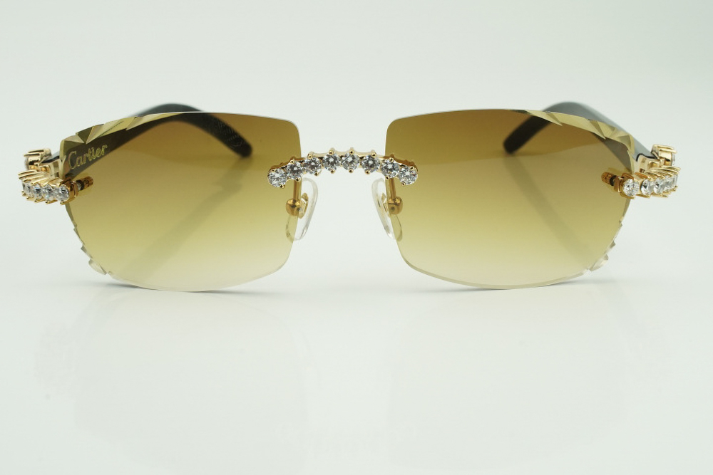 XL Diamond Carti All Black Buffs (Diamond Cut/Brown Tint)