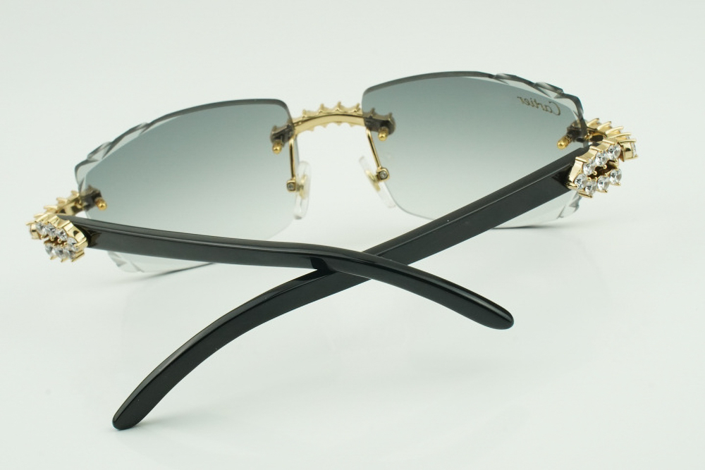 XL Diamond Carti All Black Buffs (Diamond Cut/Grey Tint)