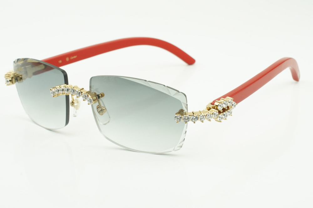 XL Diamond Carti Red Woods (Diamond Cut/Grey Tint)