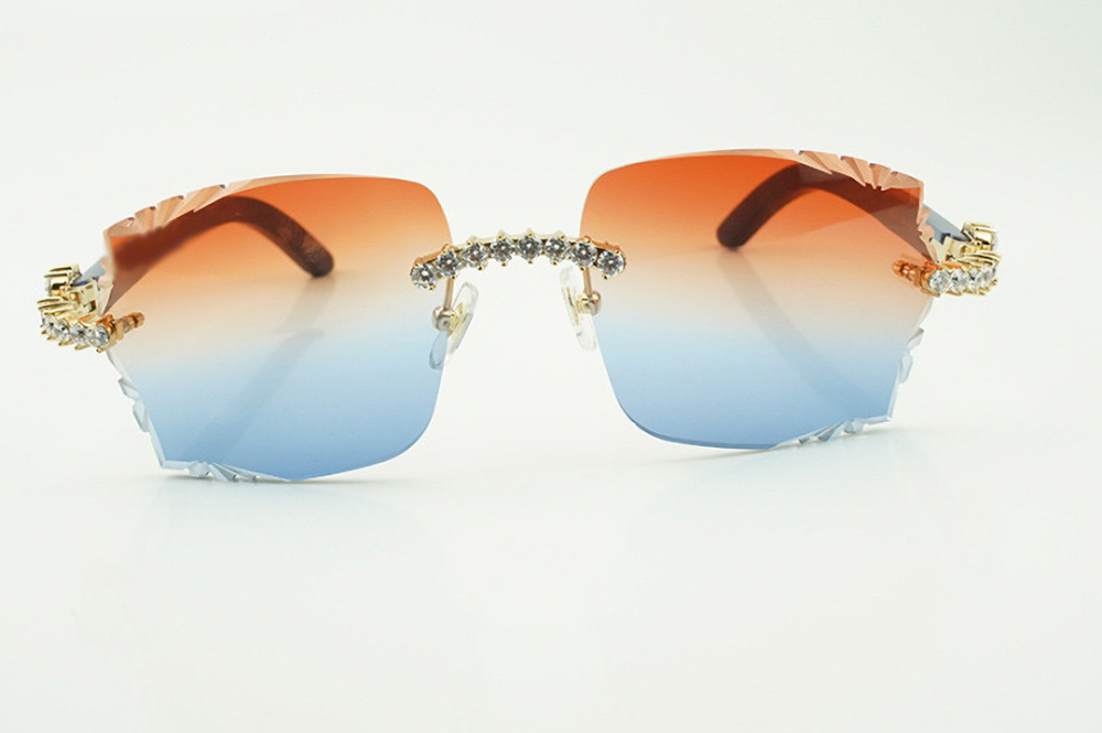 Xl Diamond Carti Blue Woods (Diamond Cut/ Red and Blue Tint)