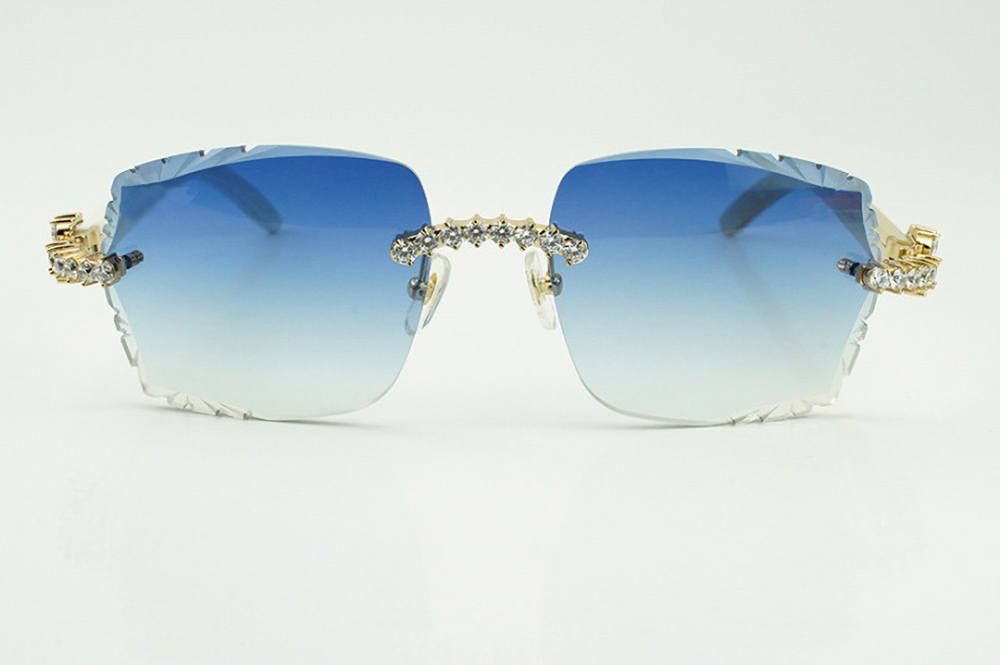 XL Diamond Carti Marbled Black Buffs (Diamond Cut/Blue Tint)