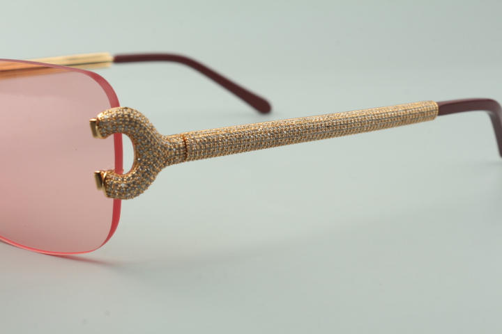Diamond Big C Carti Wires (Pink Tint)