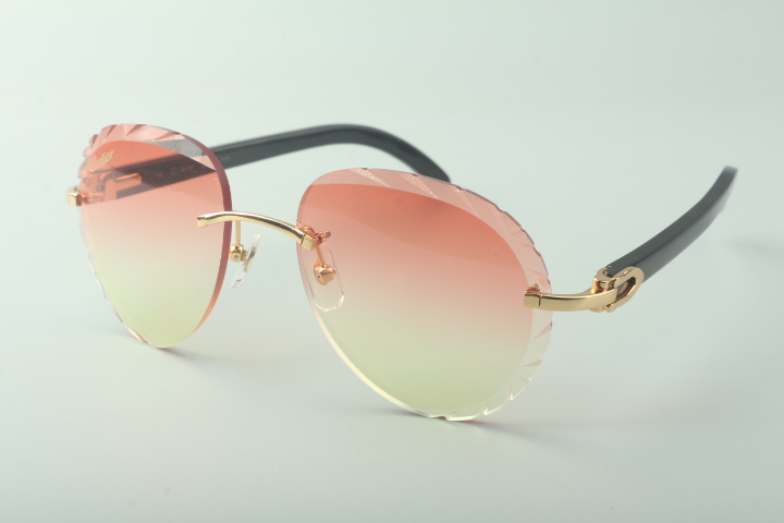 Aviator Carti All Black Buffs (Diamond Cut/ PinkTint)