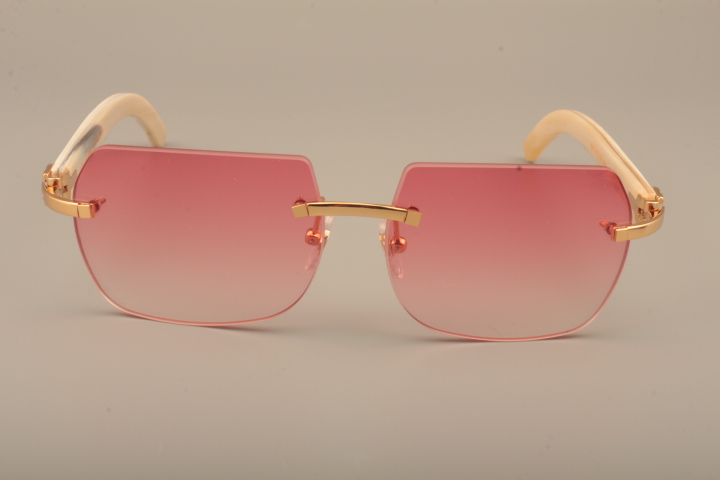 Carti All White Buffs 2 (Pink Tint)