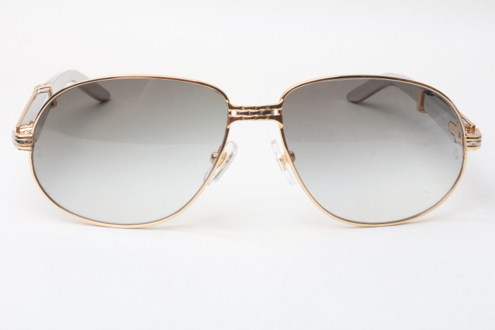 Aviator Carti Buffs with Diamond Arms (Brown Tint)