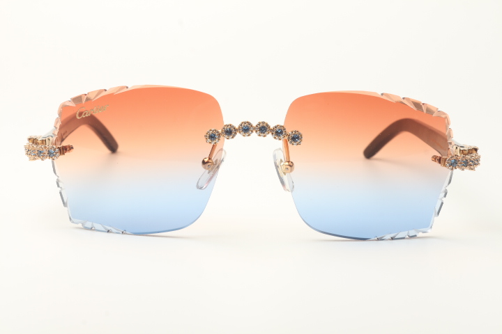 Blue Flower Diamond Carti White and Black Buffs (Diamond Cut/Blue and Red Tint)