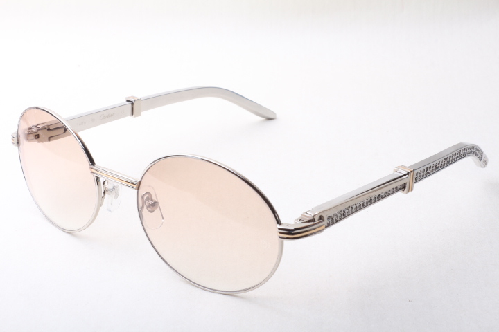 Oval Carti Buffs with Diamond Arms (Brown Tint)