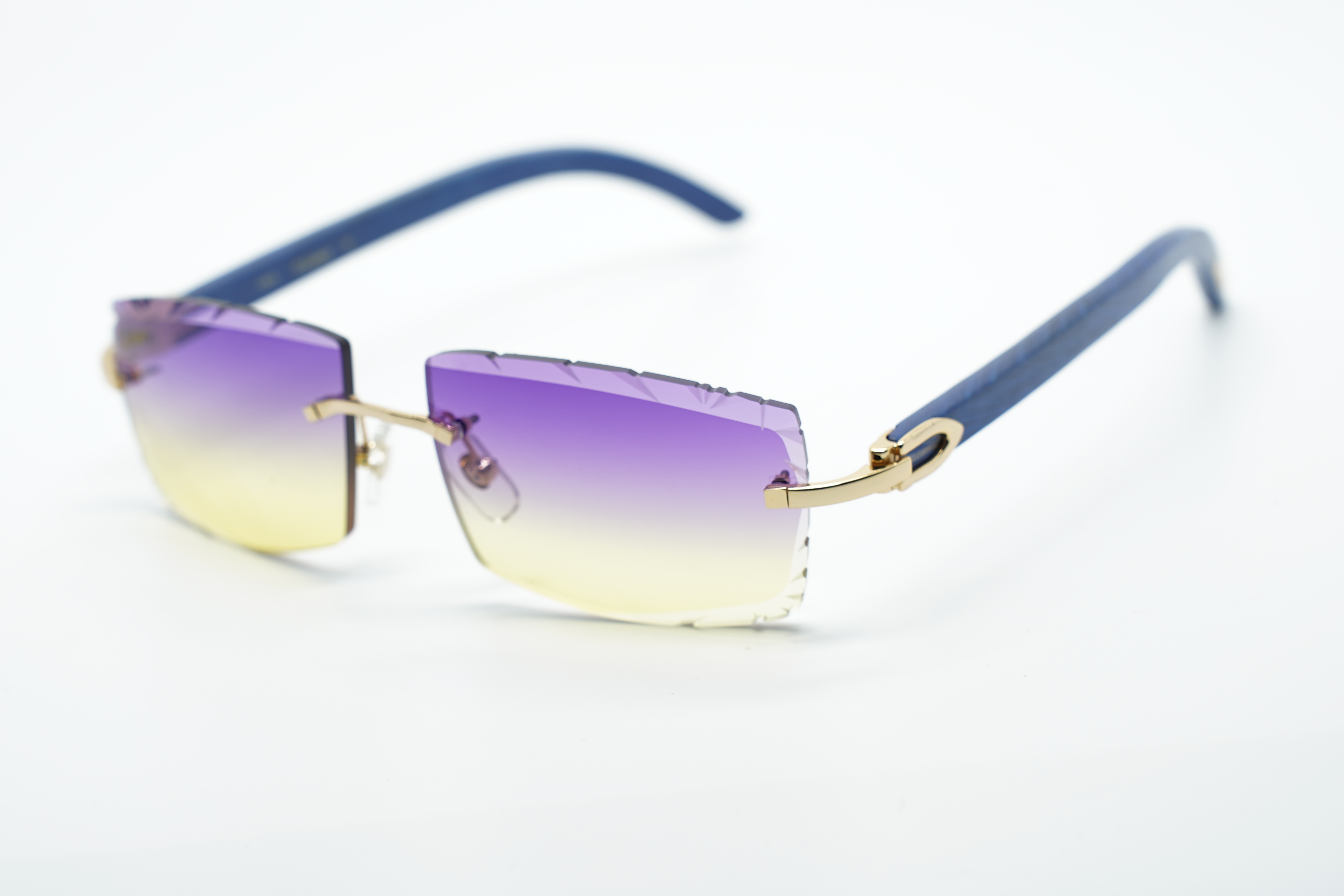 Blue Carti Woods (Diamond Cut/Purple and Tan Tint)