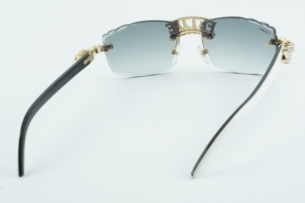 Custom Diamond Carti White and Black Buffs (Diamond Cut/ Diamond Grey Tint)