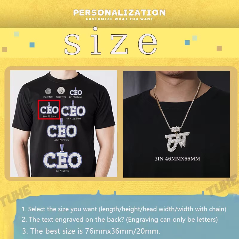 Personalized CEO Pendant Necklace