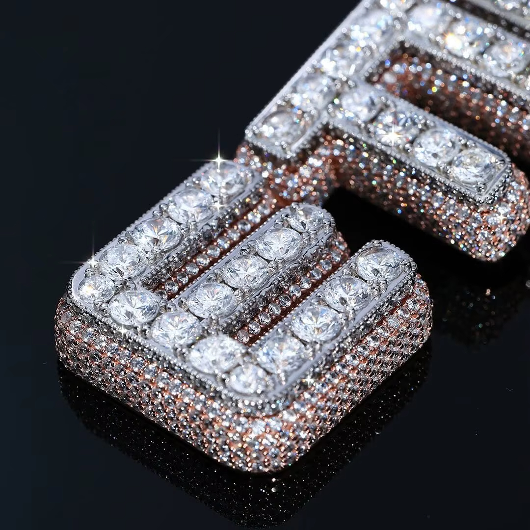 "Dual Luxe™ Two-Tone Letter Pendants | Labradoré Signature Collection