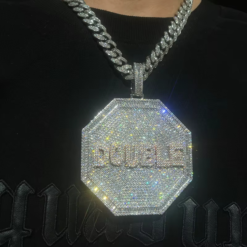 Regal Octagon™ Custom Medallion Pendants | Labradoré VVS Collection