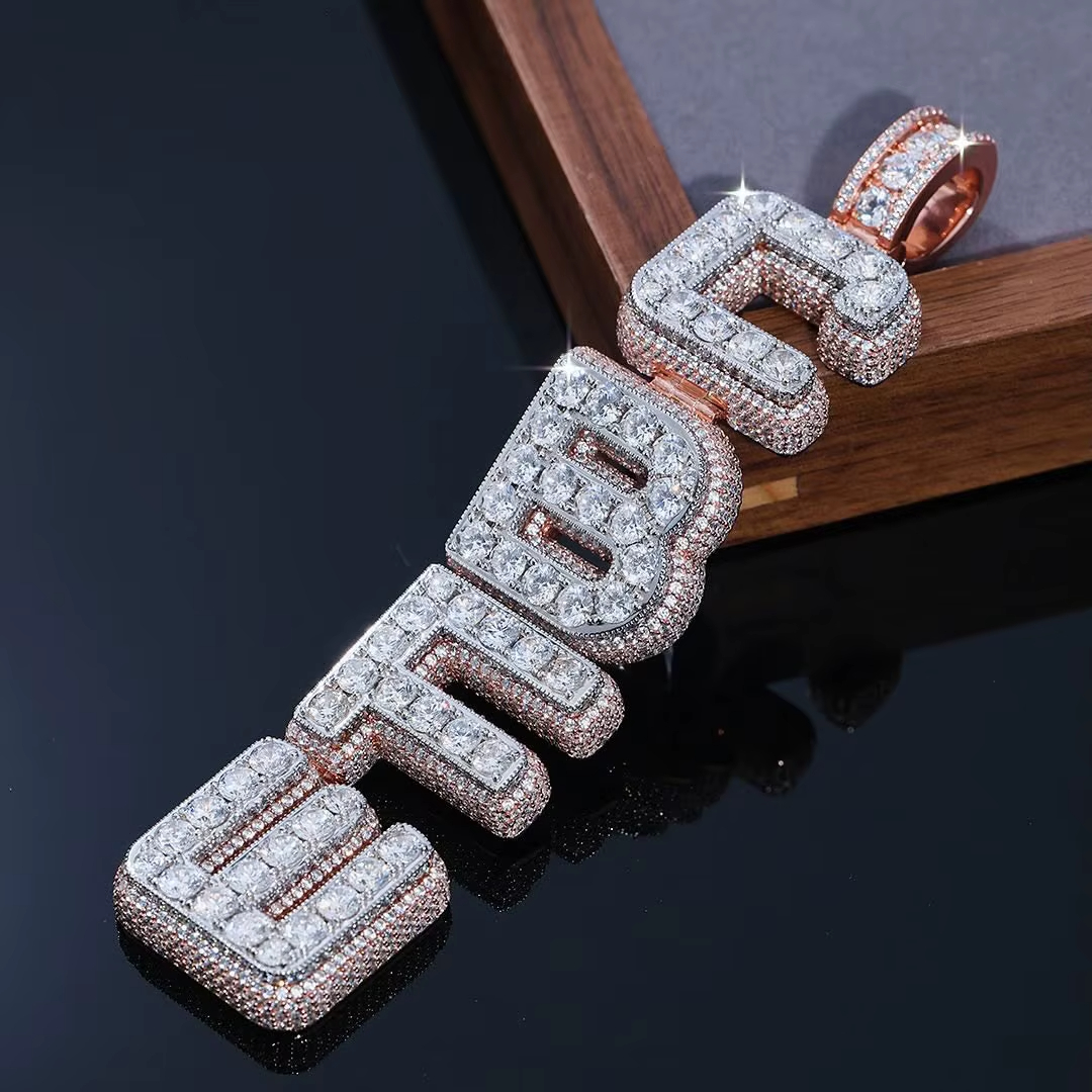 "Dual Luxe™ Two-Tone Letter Pendants | Labradoré Signature Collection