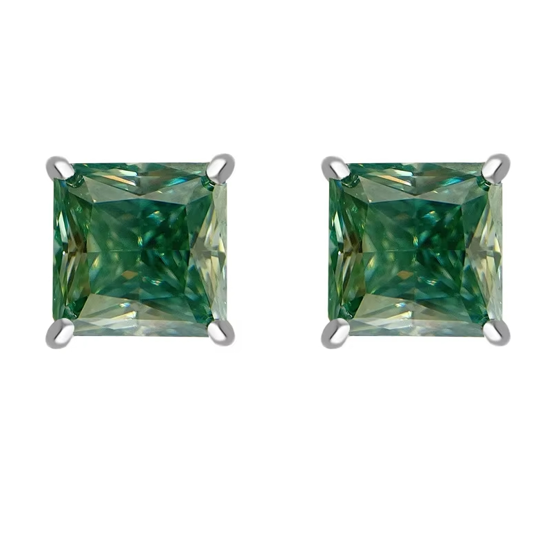 Aqua Brilliance™ Moissanite Stud Earrings